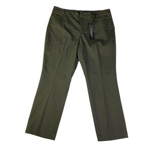 Stitch Fix Liverpool Harper Peat Green Bootcut Trouser Pants 16W